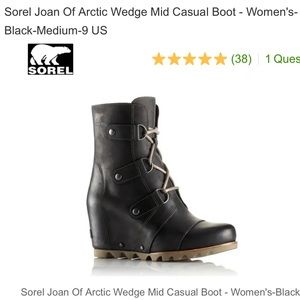 Sorel - Joan of Artic wedge II size 9.5